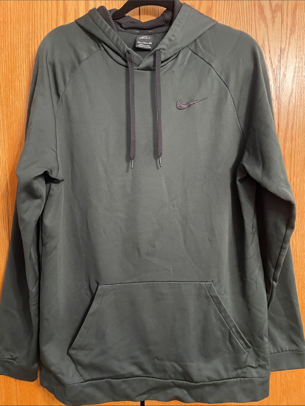 Nike Dark Green Performance Pullover Hoodie